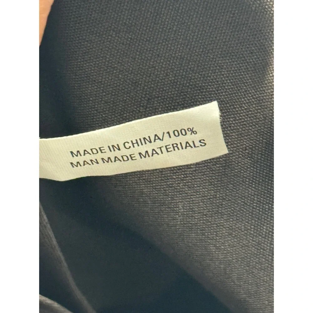 Coldwater Creek Dark Brown Faux Croc Tote Bag Silver Accent - Picture 11 of 11